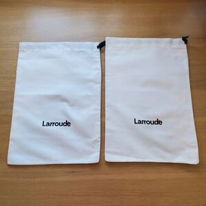 NEW Larroude Shoe Dust Bag Set
